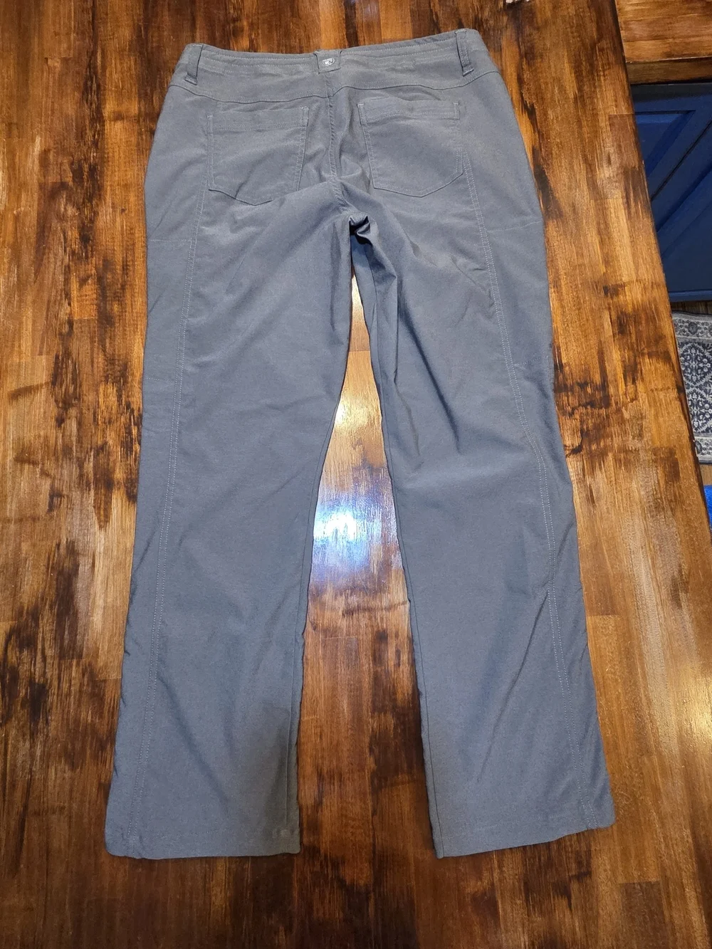 Kulh Trekr Women's Hiking pant/ convertible Capri Pants Stright Grey Sz 12
